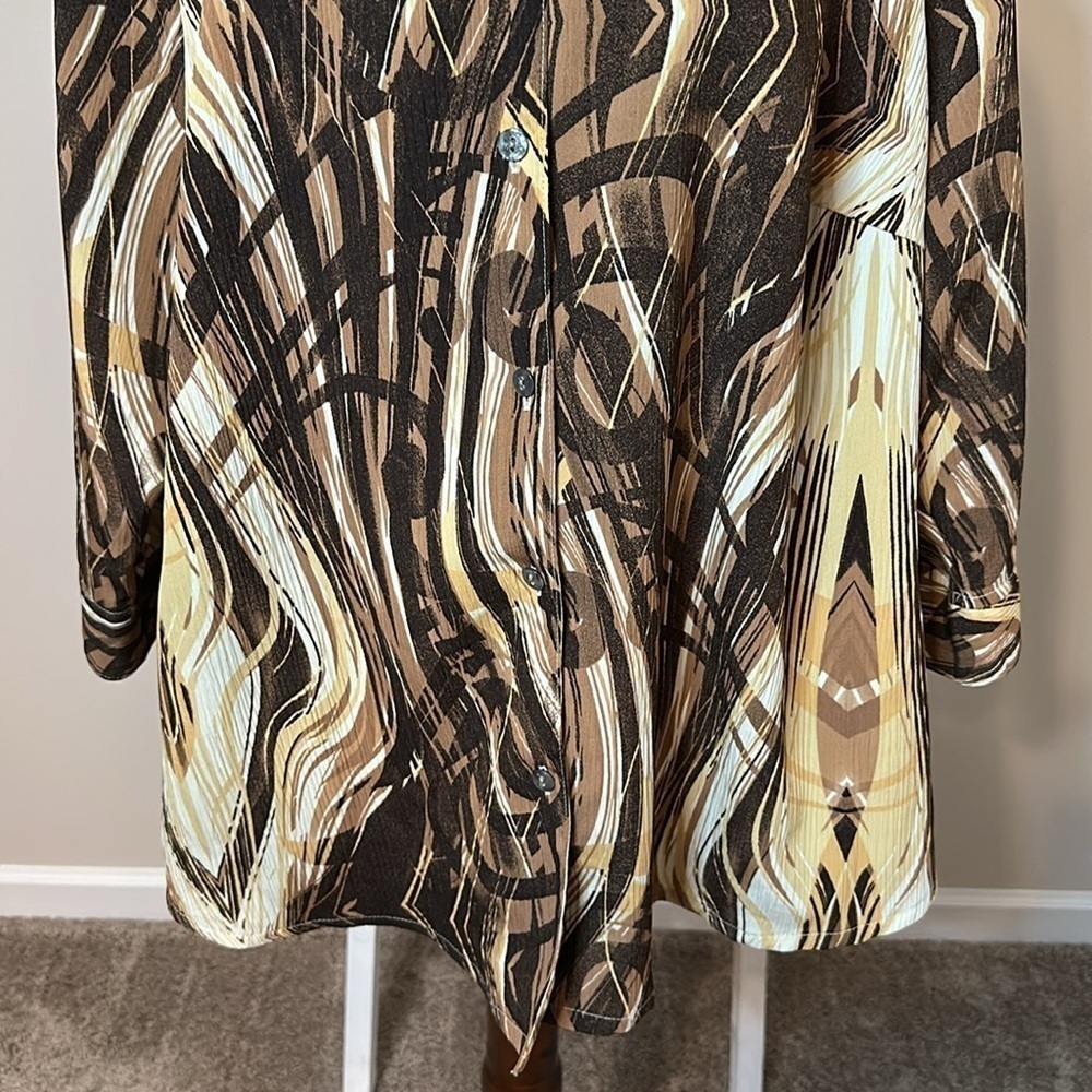 Allison Daley Button Down Blouse Size 20W in GUC - Picture 4 of 17